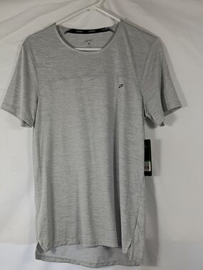 NWT Unipro Trek Skylight Heather Seam Detailed Teardrop Tail short sleeve Tee